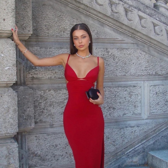 REVOLVE Dresses & Skirts - Dodona Avdiu Aysa Dress Size S Red